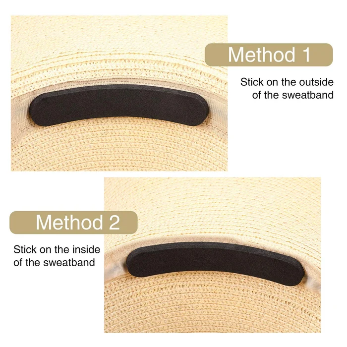 Self-Adhesive Hat Size Reducer Foam Strips | Sweatband Insert Padding