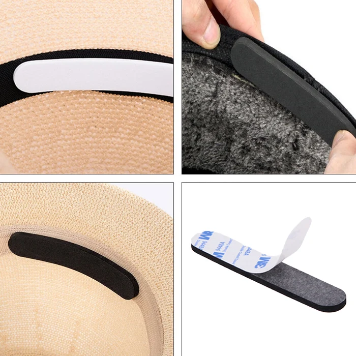 Self-Adhesive Hat Size Reducer Foam Strips | Sweatband Insert Padding